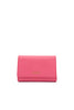 Small pink wallet with logo