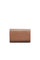 Small brown wallet with logo