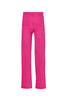 Elegant pink stretch crepe trousers