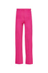 Elegant pink stretch crepe trousers