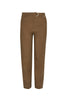 Olive Linen Blend Suit Trousers