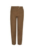 Olive Linen Blend Suit Trousers