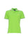 Polo piqué vert détails fluo