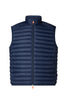 Navy blue “ADAM” padded vest in nylon