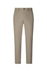 Slim beige “STEVE” chino trousers in stretch nylon