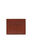 Brown leather credit card holder