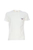 White cotton T-shirt with chest pocket