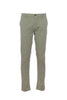 Pantalon « STORY » vert olive en gabardine de coton stretch