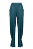 Pantalone “Erika” oceano in jersey lucido