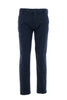 Navy trousers in stretch cotton