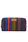 Pochette bauletto unisex poliestere blu royal righe multicolor