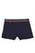 Basic solid blue cotton underwear boxer