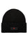 Cappello nero in tricot misto lana