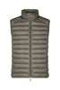 Gilet en nylon rembourré boue ADAM