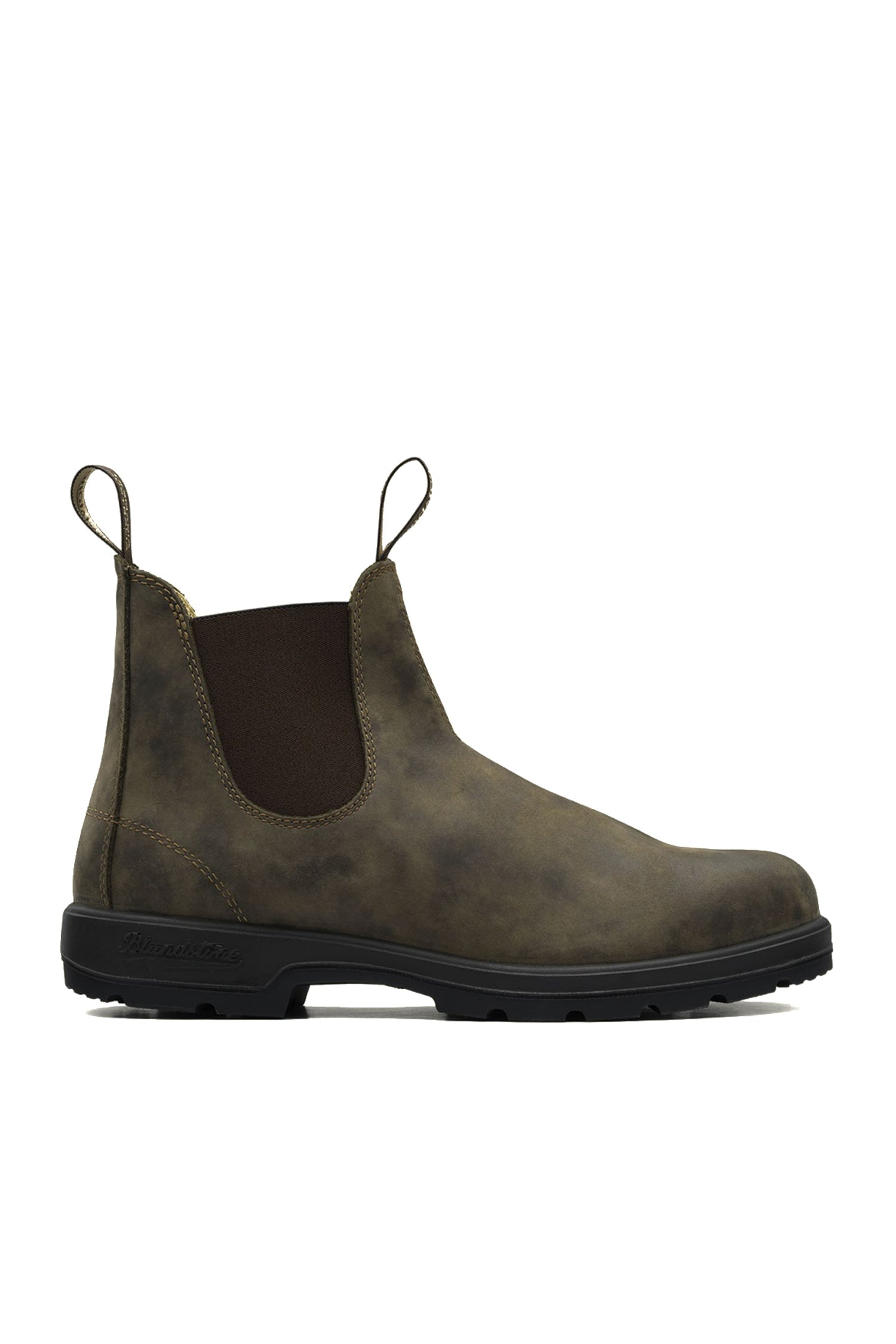 BLUNDSTONE Stivaletto marrone in pelle effetto invecchiato