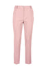 Dusty pink slim chino trousers in technical fabric