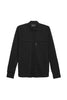 Black Linen Viscose Shirt With Etk