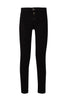 Black skinny jeans in stretch cotton denim