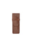 Brown leather pen holder/case