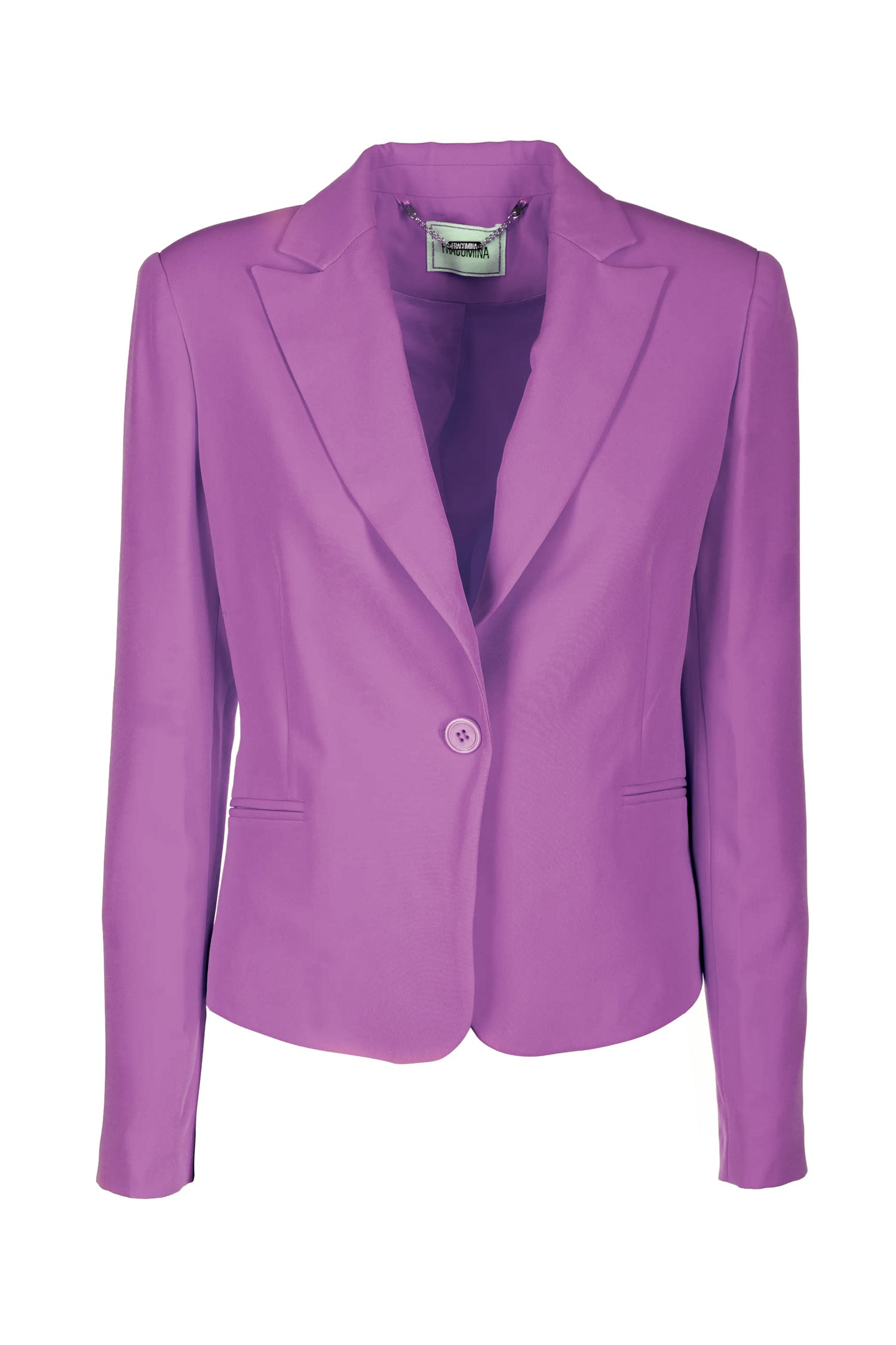 LIU JO peak-lapels single-breasted blazer - Purple