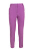 Pantalon chino slim violet en tissu technique