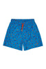 Boxer mare poliestere blu lago fantasia micro padel