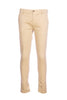 Sand trousers in stretch cotton gabardine