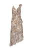 Ceremony dress with lace and ruffles